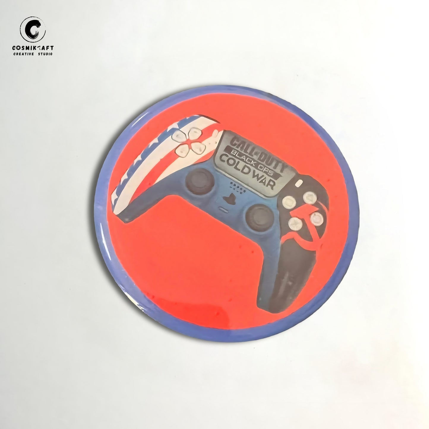 ConsoleCraft Gaming Coasters - Handcrafted Wood and Epoxy Resin Drink Mats (Set of 4)