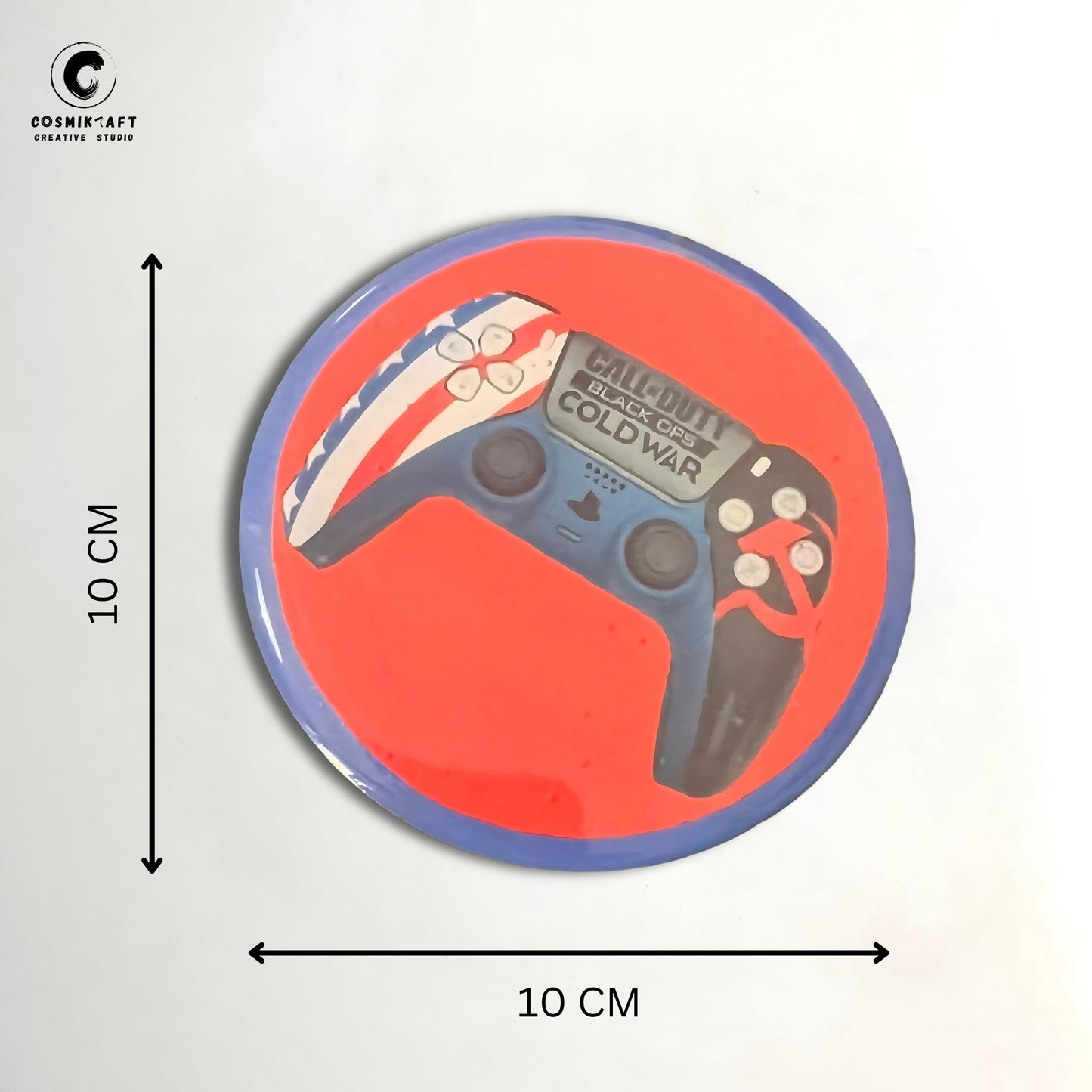 ConsoleCraft Gaming Coasters - Handcrafted Wood and Epoxy Resin Drink Mats (Set of 4)