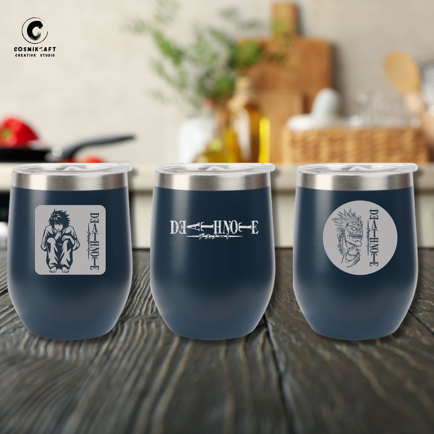 Custom Engraved Coffee Tumbler – Your Mark, Etched in Steel