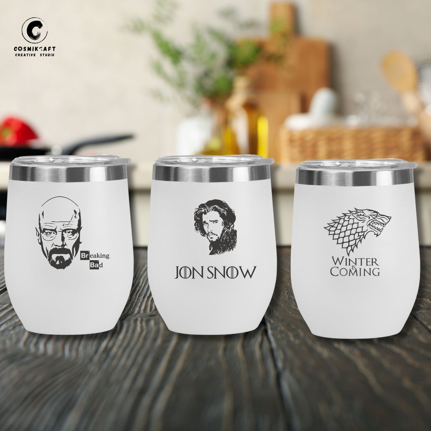 Custom Engraved Coffee Tumbler – Your Mark, Etched in Steel