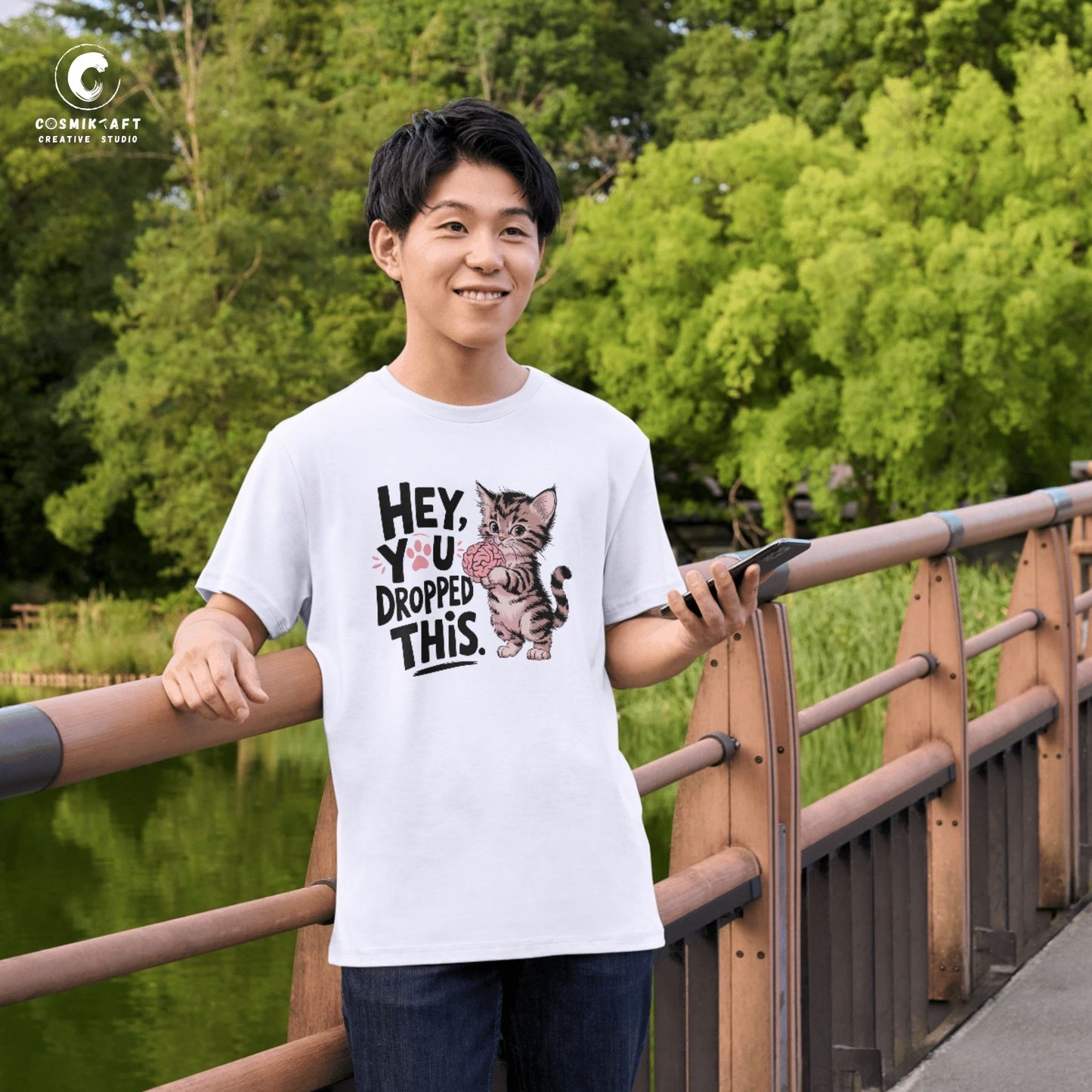 Hey You Dropped This - Cat T-shirt