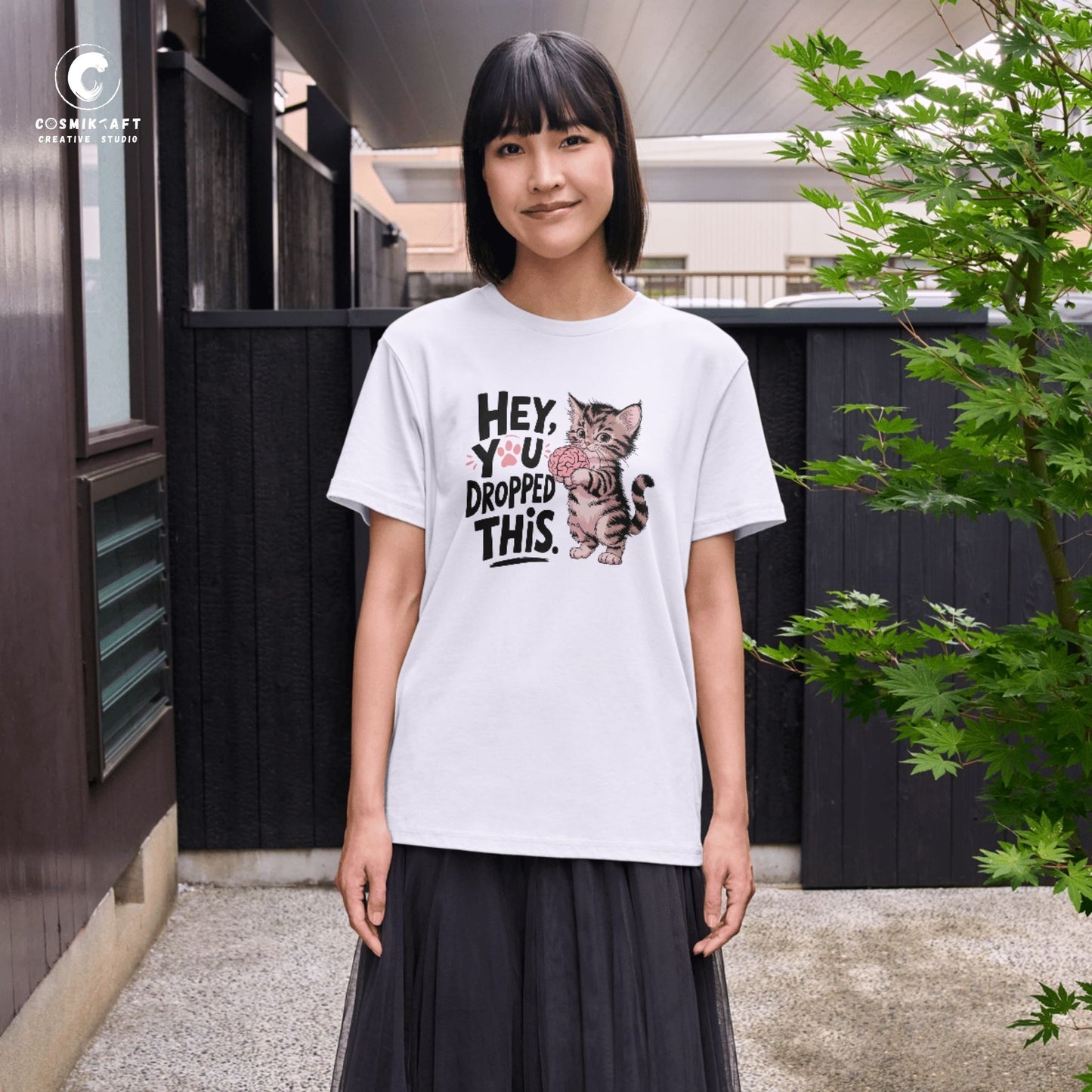 Hey You Dropped This - Cat T-shirt