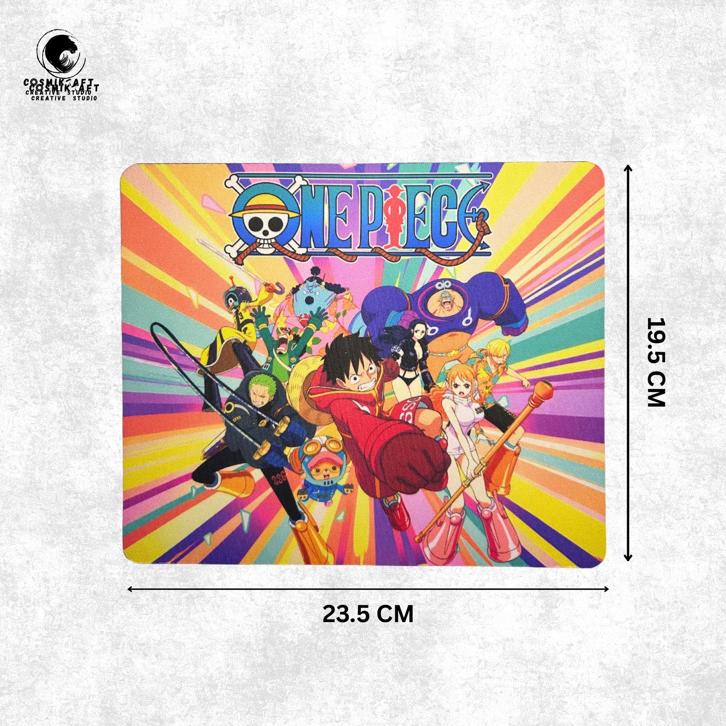 CosmiKraft Mouse Pad – One Piece: Grand Line Collage Edition
