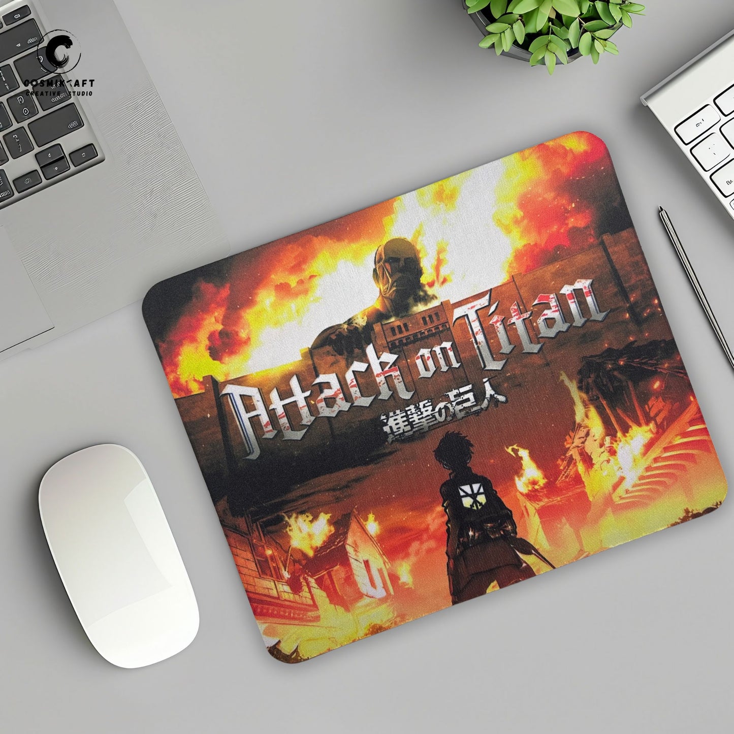 CosmiKraft Mouse Pad – Wings of Freedom Edition | Attack on Titan Series