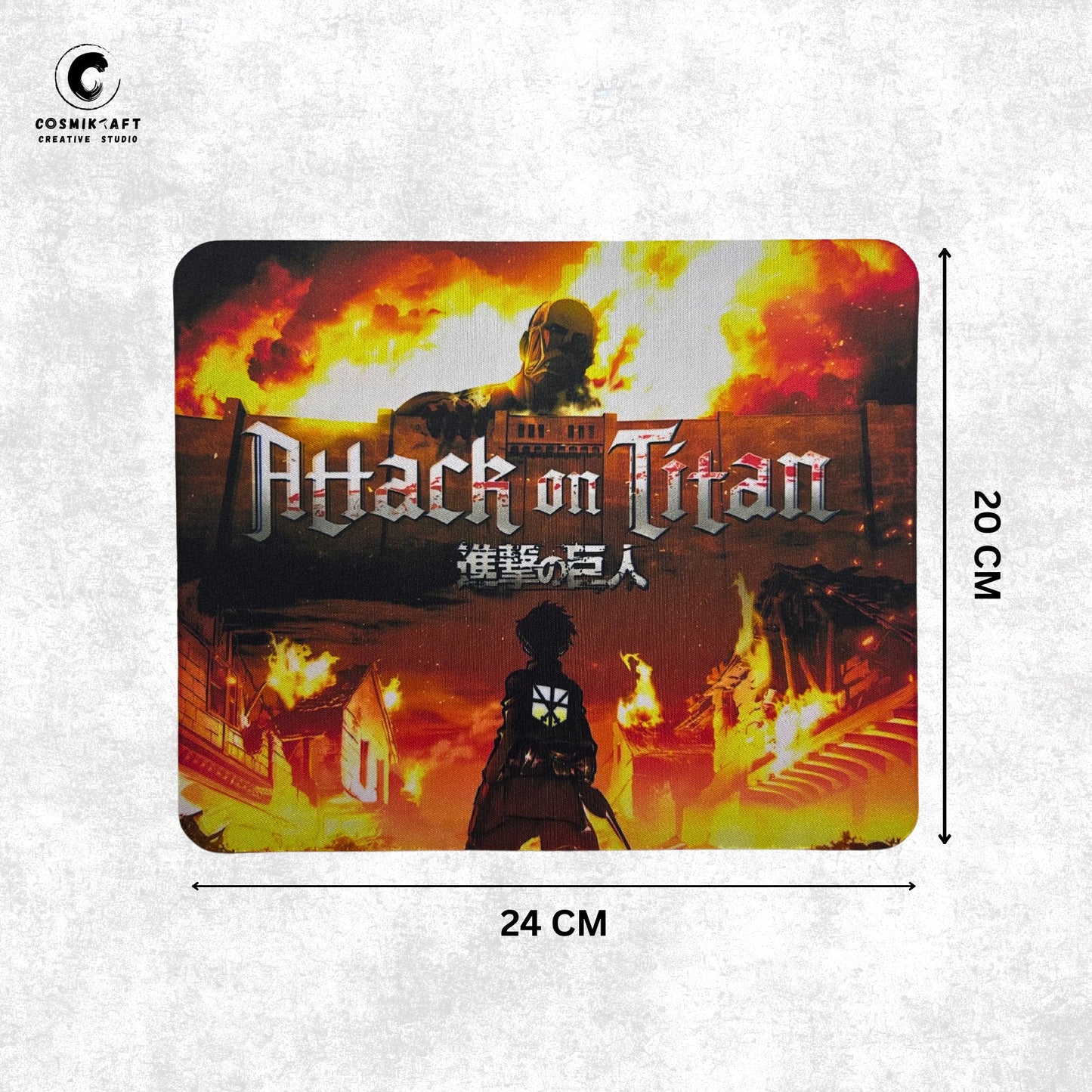 CosmiKraft Mouse Pad – Wings of Freedom Edition | Attack on Titan Series