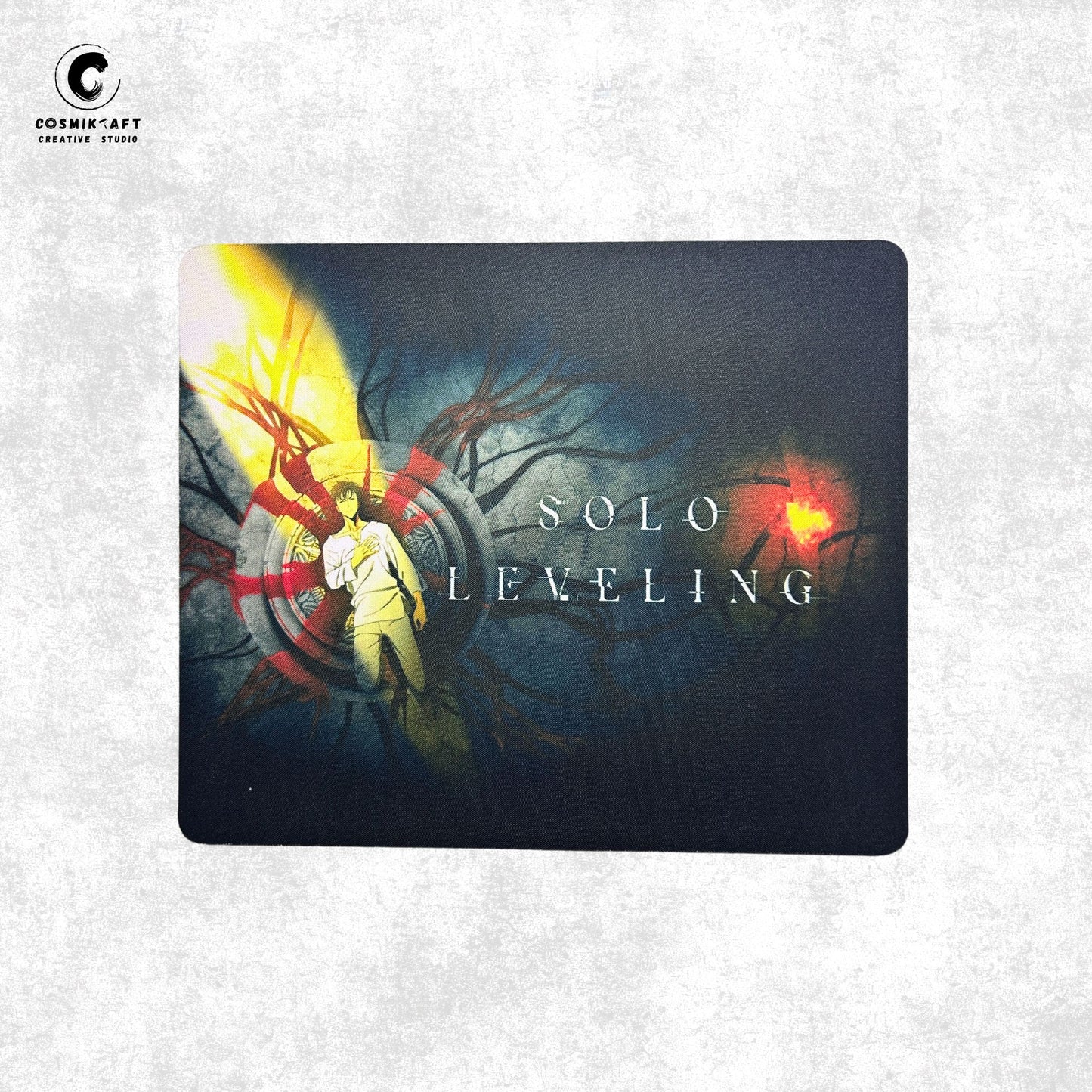 CosmiKraft Mouse Pad โ Rise of the Shadow Monarch | Solo Leveling Edition