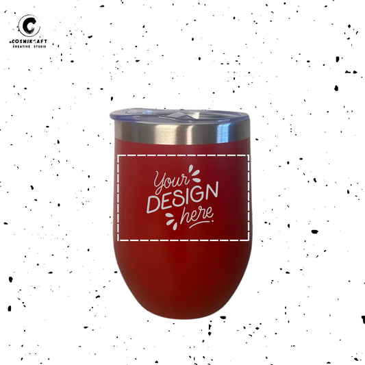 Custom Engraved Coffee Tumbler – Your Mark, Etched in Steel