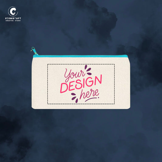 Custom Small Canvas Pouch by CosmiKraft – Personalized Design Edition | Custom Artwork