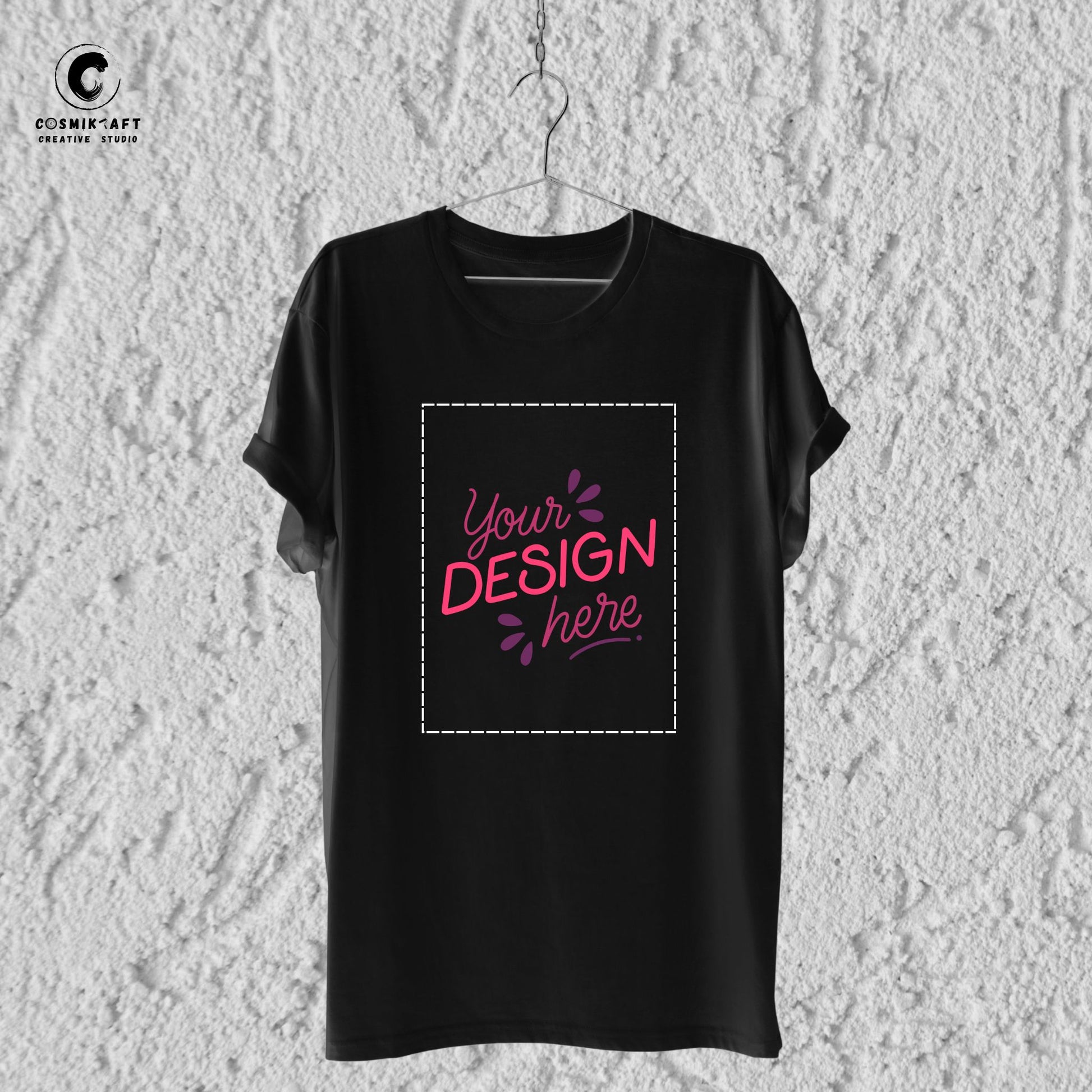 Your Design, Your Style! Customize Premium Cotton T-Shirts with