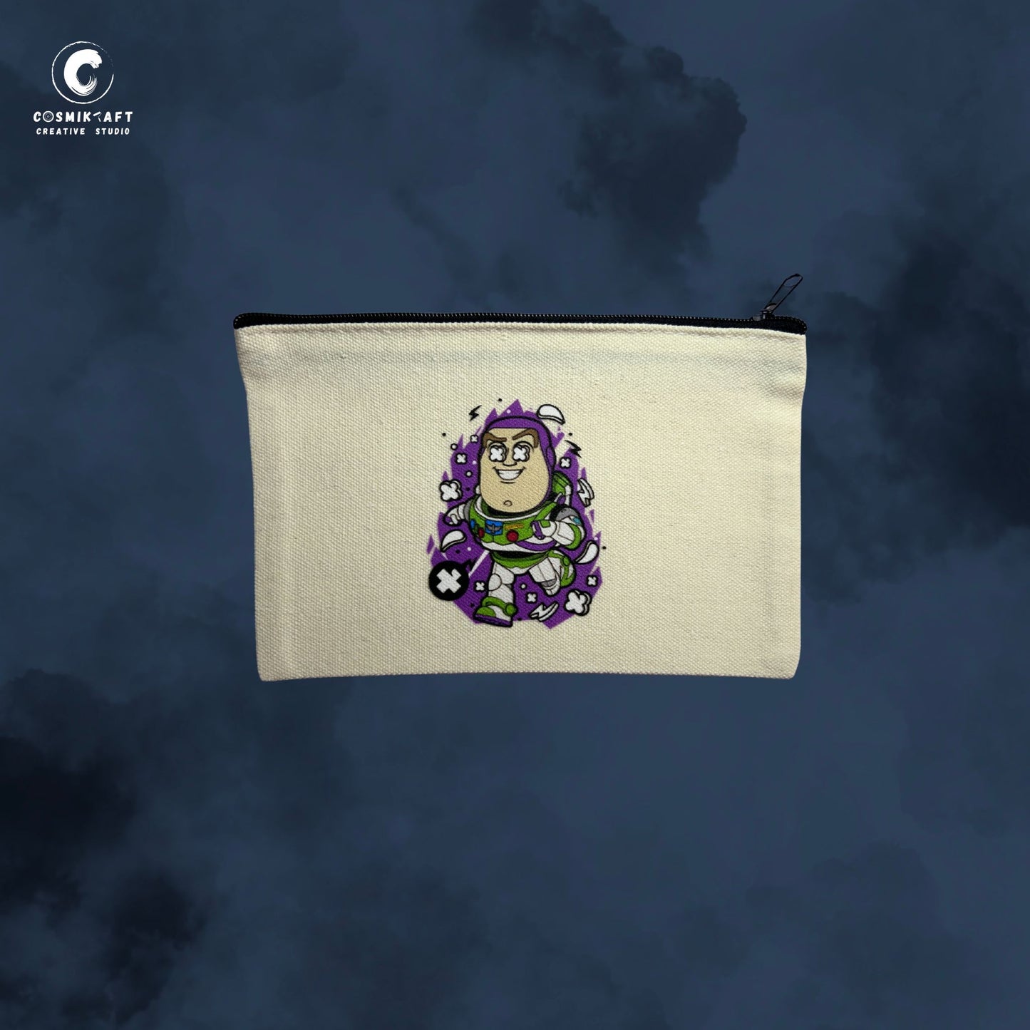 Custom Small Canvas Pouch by CosmiKraft – Personalized Design Edition | Custom Artwork
